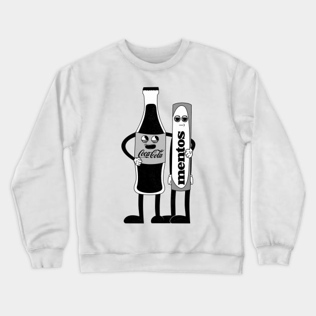 Coca Cola and Mentos. Crewneck Sweatshirt by AnnVas